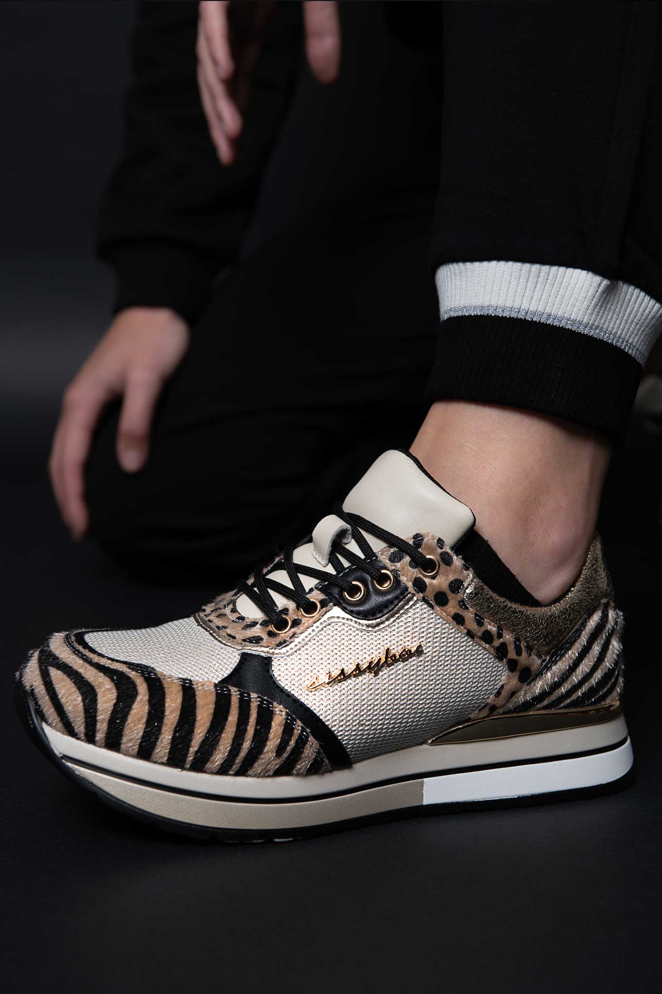 VISVIM Skagway Leather-Trimmed Leopard-Print Corduroy Sneakers for Men | MR  PORTER